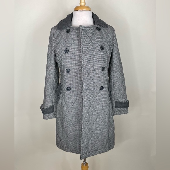 Unique Vintage Long Coat by SWIRL Sisters Fortune - Gray - Picture 1 of 10